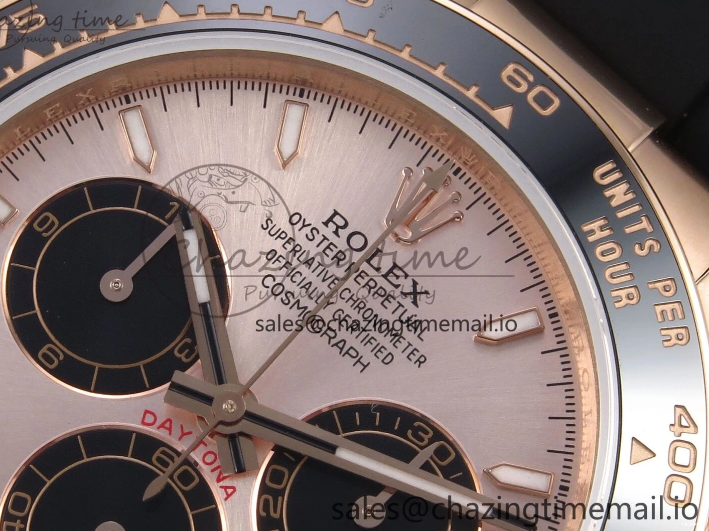 1:1 V6（Gain Dial SH4131 on Oysterflex Daytona RG 126515 Best Strap Weight） Black QF Edition 0524